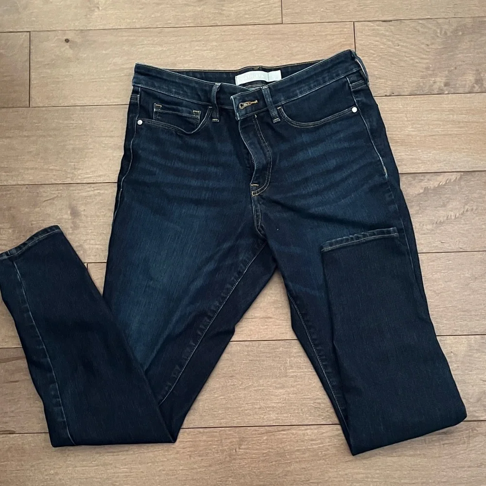 Athleta Dark Blue Denim Jeans - Picture 1 of 4